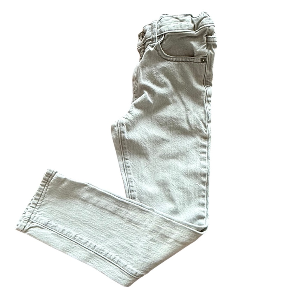 The Children’s Place Kids Light Gray Skinny Jeans Elastic Waist Size 8